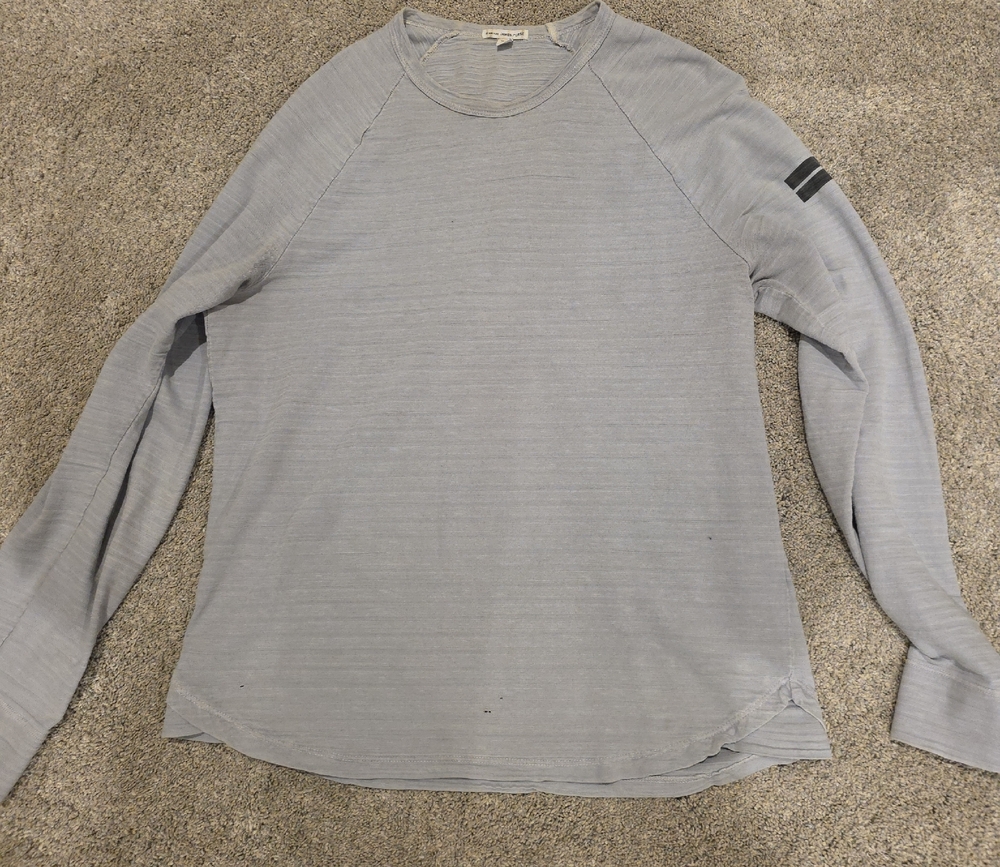 James Perse Light Gray Long Sleeve Tee